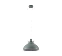 Lindby Suspension Albertine à intensité variable (Antique, Classic) en Bleu Métal e. a. pour Salon & Salle manger (1 lampe,à E27), Luminaire, Lampe Plafond, Luminaire Plafonnier,