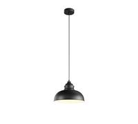 Lindby Suspension Cliona à intensité variable (Moderne) en Noir Métal e. a. pour Salon & Salle manger (1 lampe,à E27), Luminaire Lampe Plafond Plafonnier Suspendue