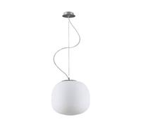 Lindby Suspension en verre à intensité variable (Moderne) Blanc Verre e. a. pour Cuisine (1 lampe,à E27), Luminaire Lampe plafond Plafonnier Suspendue