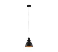 Lindby Suspension Jasminka à intensité variable (Moderne) en Noir Métal e. a. pour Cuisine (1 lampe,à E27), Luminaire, Lampe Plafond, Luminaire Plafonnier, Suspendue