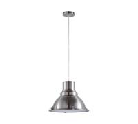 Lindby Suspension Letty à intensité variable (Modern, Industriel) en Gris Métal e. a. pour Cuisine (1 lampe,à E27) Luminaire Lampe Plafond Plafonnier Suspendue