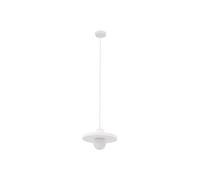 Lindby - Suspension Nielson Ø 28 cm blanc plâtre