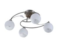 Lindby - Svean 4 Plafonnier White/Nickel