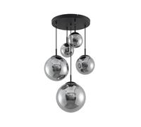 Lindby - Teeja 5 Cluster Suspension Smoke