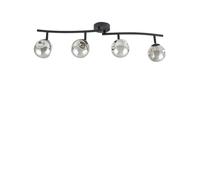 Lindby - Valentina 4 Plafonnier Gris/Noir