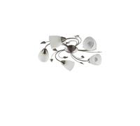 Lindby - Yannie 5 Plafonnier Nickel/Opal