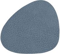 LindDNA dessous de verre CURVE 8 pièces cuir Hippo 11 x 13 cm dans de nombreuses couleurs, LindDNA:Light Blue
