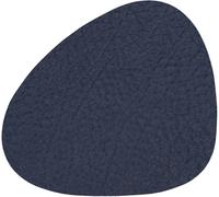 LindDNA dessous de verre CURVE 8 pièces cuir Hippo 11 x 13 cm dans de nombreuses couleurs, LindDNA:Navy Blue