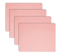 LindDNA dessous de verre SQUARE 8 pièces cuir Nupo 10 x 10 cm dans de nombreuses couleurs, LindDNA:Rose