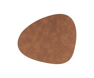 LindDNA Sets de table en cuir, nature