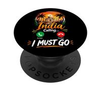 l'Inde Appelle « Je Dois y Aller » PopSockets PopGrip Adhésif