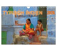 L'Inde typique - En route pour le Rajasthan, Version française (Calendrier mural 2026 DIN A4 portrait), Calendrier CALVENDO mensuel
