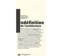 L'Indéfinition de l'architecture - Benoît Goetz - La Villette Eds De - broché - Essai