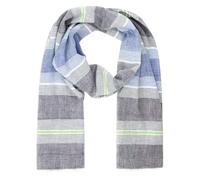 Lindenmann scarf men blue grey/men scarf thin 100% cotton, men scarf blue grey