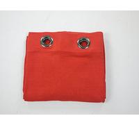 Linder 0269/38/375 Rideau avec 8 Oeillets Fusil Ronds Polyester/Lin Lavé Corail 140 x 250 cm
