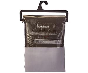 Linder 0360 /10/343 Voilage Grande Largeur Base Feuille de Chêne Blanc Galon Fronceur 300 x 240 cm