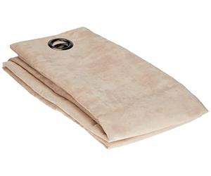 LINDER 0520/21/375FR Rideau Suédine Lourde Crème Oeillets 145 x 260 cm