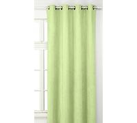 LINDER 0520/83/375FR Rideau Suédine Lourde Vert Pomme Oeillets 145 x 260 cm