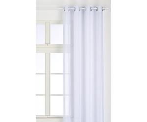 Linder 133/10/375AB Voilage Fantaisie Polyester Blanc 240 x 150 cm