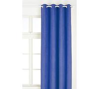 Linder 520/45/375FR Rideau à Œillet Suédine Lourde/Polyester/Polyamide Bleu Océan 145 cm