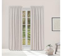LINDER ArcticLuxe Rideaux occultants thermiques avec crochets - 140x240cm - Alaska Silk