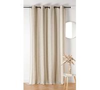 LINDER Baya Rideau, 60Pourcentpolyester 40Pourcentcoton, 145X265, Ecru, Écru