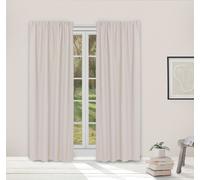LINDER BohoChic Rideaux occultants "Calypso Silk" avec crochets 140 x 240 cm