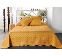 Linder Jeté de lit, 100Pourcentpolyester, Jaune, 250x260