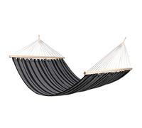 LINDER LEX Hamac avec cadre en bois 200 x 150 cm, couleur : noir/anthracite