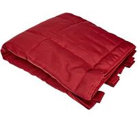 Linder Monaco Tête de Lit à Pattes Ouatinée Polyester/Coton Rouge 85 x 160 cm