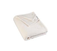 LINDER Plaid Mouton Coloris Écru en 140x180cm