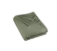 LINDER Plaid Mouton Coloris Olive en 140x180cm