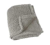 LINDER Plaid Teddy molletoné en Coloris Taupe en 130x150cm