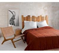 LINDER Plaid Vercors Coloris Terracotta en 130x180cm