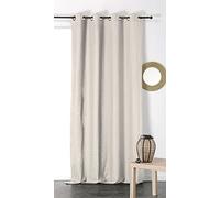 LINDER Rideau, 60Pourcentcoton 40Pourcentlin, Ficelle Naturel, 135x260cm