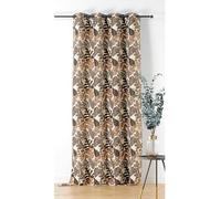 Linder Rideau d'ameublement Motifs feuillages Isis 140x250cm - 140x250cm - Blanc