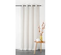 LINDER Rideau Double Natte Non Feu M1-135x240cm - Naturel
