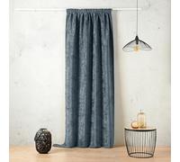 Linder Rideau Isolant obscurcissant Thermique et phonique - Coloris Bleu de Minuit - Style Velour - Finition Galon fronceur à Plat - Dimensions 135x260cm - 100% Polyester - Collection Colorado