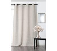 Linder Rideau Tendance, Coton, Beige, 140x260 cm