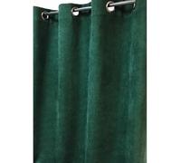 Linder Rideau Vert Sapin Aspect Velours - 145x260cm - Vert Sapin