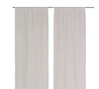Linder Vitrage, 100Pourcentpolyester, Gris, 60x200