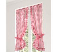 Linder Vitrage, Polyester, Rouge, 55x160
