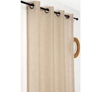 Linder Voilage Aspect Lin certifié Non Feu M1-145x240cm - Naturel