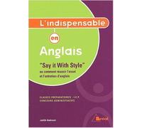 L'indispensable en anglais. de Judith Andreyev ( 29 août 2002 )