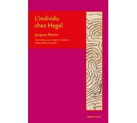 L'individu chez Hegel