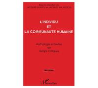 L'individu et la Communauté Humaine - Jacques Guigou - L'harmattan - broché - Livre