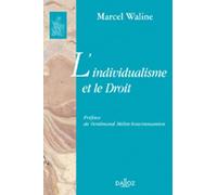 L'individualisme et le droit - Réimpression de l'édition de 1949
