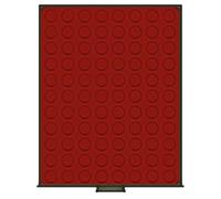 LINDNER Das Original Box Monnaies FUMÉ à 88 alvéoles Ronds pour Monnaies Ø 21,5 mm