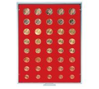 LINDNER Das Original Box Monnaies Standard pour 5 séries Euro courantes