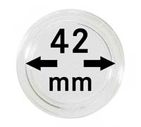 LINDNER Das Original Capsules Monnaies Ø intérieur 42 mm, Paquet de 100